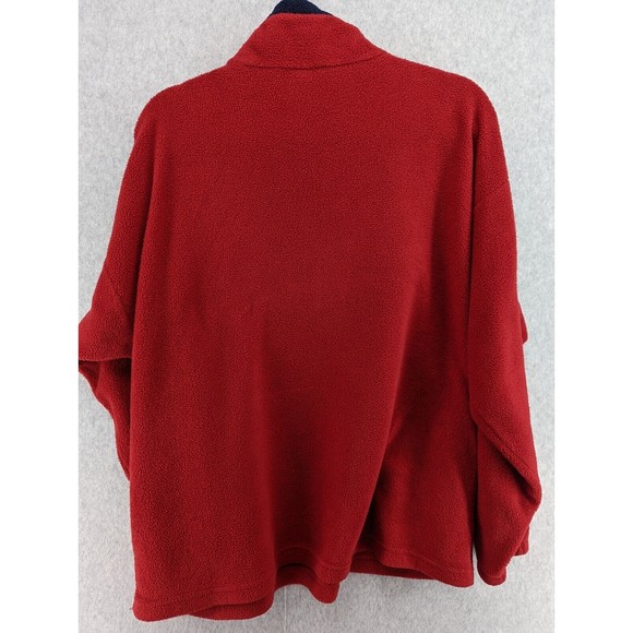 Alaska 1/4 zip red pullover Size M, Men's Made in USA - Picture 5 of 5